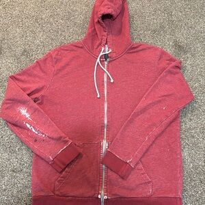 Distressed hoodie